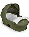 Cybex Melio Carrycot - Moss Green - Comfortable and Easy to Carry Pram Systems