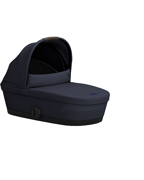 Cybex Melio Carrycot - Ocean Blue - Comfortable and Easy to Carry Pram Systems