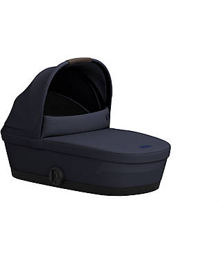 Cybex Melio Carrycot - Ocean Blue - Comfortable and Easy to Carry Pram Systems