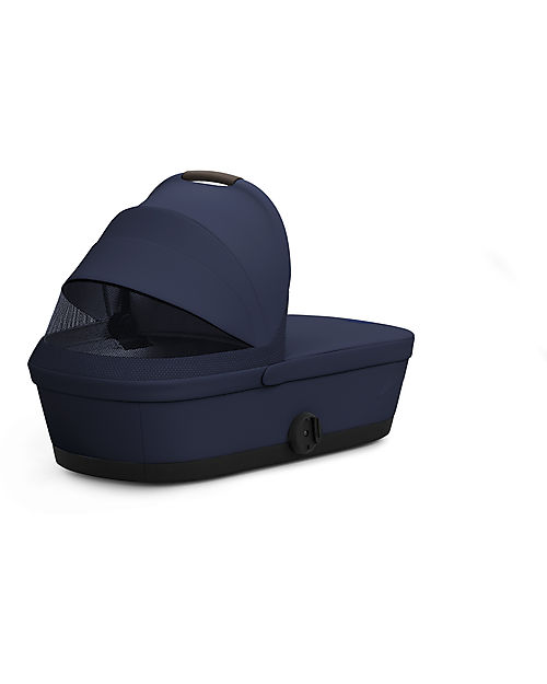 Cybex Melio Carrycot - Ocean Blue - Comfortable and Easy to Carry Pram Systems