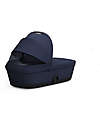 Cybex Melio Carrycot - Ocean Blue - Comfortable and Easy to Carry Pram Systems