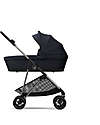 Cybex Melio Carrycot - Ocean Blue - Comfortable and Easy to Carry Pram Systems