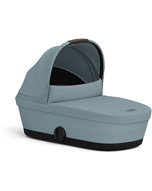 Cybex Melio Carrycot - Stormy Blue - Comfortable and Easy to Carry Pram Systems