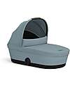Cybex Melio Carrycot - Stormy Blue - Comfortable and Easy to Carry Pram Systems