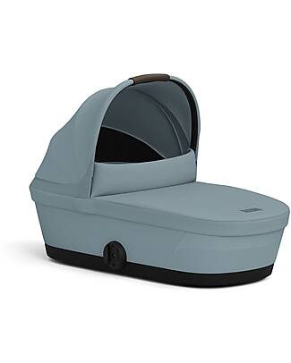 Cybex Melio Carrycot - Stormy Blue - Comfortable and Easy to Carry Pram Systems
