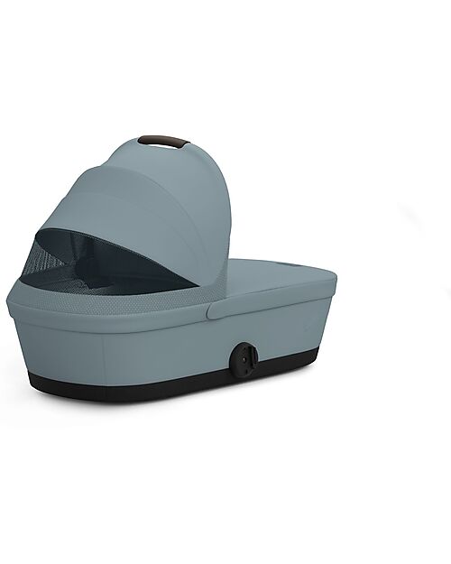 Cybex Melio Carrycot - Stormy Blue - Comfortable and Easy to Carry Pram Systems