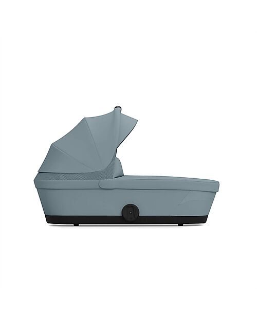 Cybex Melio Carrycot - Stormy Blue - Comfortable and Easy to Carry Pram Systems