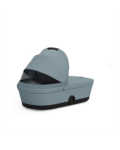 Cybex Melio Carrycot - Stormy Blue - Comfortable and Easy to Carry Pram Systems