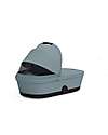 Cybex Melio Carrycot - Stormy Blue - Comfortable and Easy to Carry Pram Systems