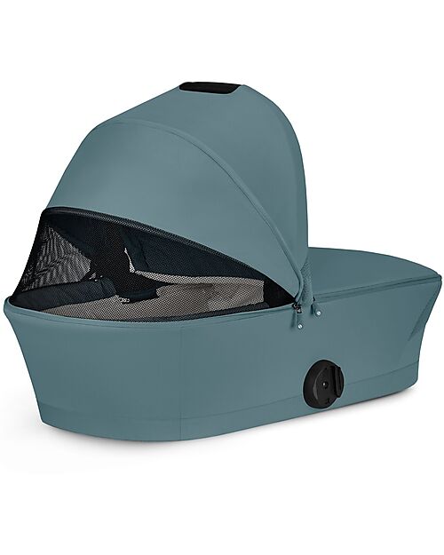 Cybex Melio Carrycot - Stormy Blue - Comfortable and Easy to Carry Pram Systems