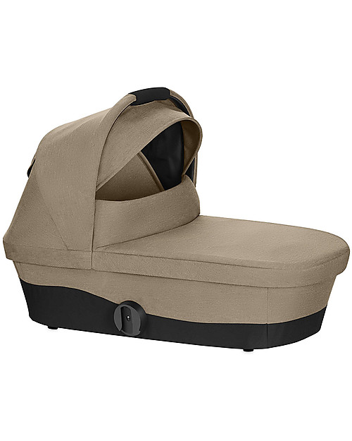 Cybex Melio Cot - Classic Beige - Roomy and Sheltered Pram Systems