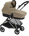 Cybex Melio Cot - Classic Beige - Roomy and Sheltered Pram Systems