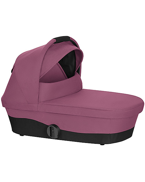 Cybex Melio Cot - Magnolia  Pink - Roomy and Sheltered Pram Systems