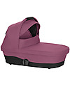 Cybex Melio Cot - Magnolia  Pink - Roomy and Sheltered Pram Systems
