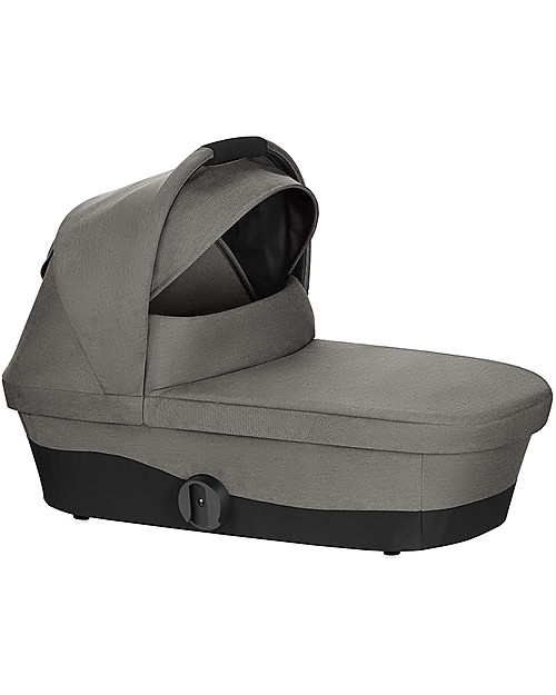 Cybex Melio Cot - Soho Grey - Roomy and Sheltered Pram Systems