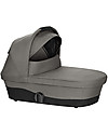 Cybex Melio Cot - Soho Grey - Roomy and Sheltered Pram Systems