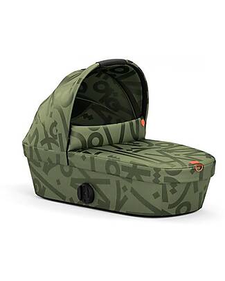 Cybex Melio Street Carrycot - Olive Green/Khaki - Comfortable and Easy to Carry Pram Systems