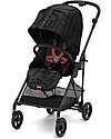 Cybex Melio Street Stroller - Real Black - Street Art Design - from Birth up to 15kg Lights Strollers