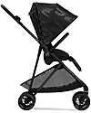 Cybex Melio Street Stroller - Real Black - Street Art Design - from Birth up to 15kg Lights Strollers