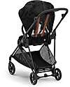 Cybex Melio Street Stroller - Real Black - Street Art Design - from Birth up to 15kg Lights Strollers