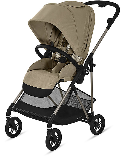 Cybex Melio Stroller - Classic Beige - Ultra-Light 0-3 years! Lights Strollers