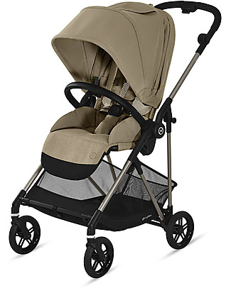Cybex Melio Stroller - Classic Beige - Ultra-Light 0-3 years! Lights Strollers