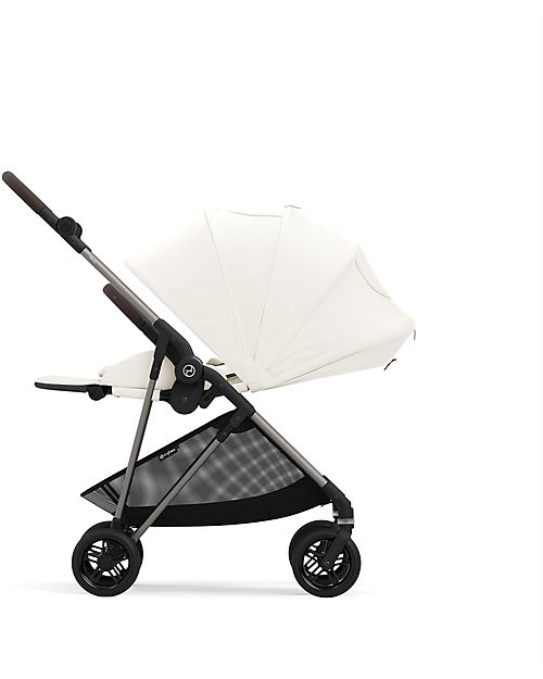 Cybex Melio Stroller - Cotton White - Light and Versatile - from birth up to 15kg Lights Strollers