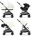 Cybex Melio Stroller - Cotton White - Light and Versatile - from birth up to 15kg Lights Strollers