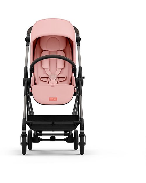 Cybex Melio Stroller - Hibiscus Red - Light and Versatile - from birth up to 15kg Lights Strollers