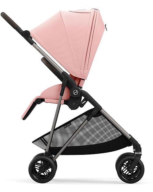Cybex Melio Stroller - Hibiscus Red - Light and Versatile - from birth up to 15kg Lights Strollers