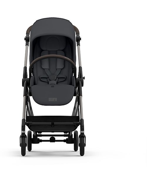 Cybex Melio Stroller - Monument Grey - Light and Versatile - from birth up to 15kg Lights Strollers