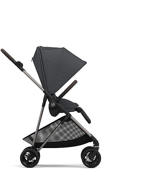 Cybex Melio Stroller - Monument Grey - Light and Versatile - from birth up to 15kg Lights Strollers