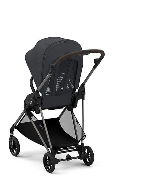 Cybex Melio Stroller - Monument Grey - Light and Versatile - from birth up to 15kg Lights Strollers
