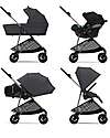 Cybex Melio Stroller - Monument Grey - Light and Versatile - from birth up to 15kg Lights Strollers