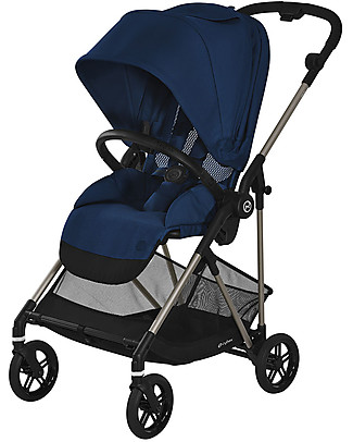 Cybex Melio Stroller - Navy Blue - Ultra-Light 0-3 years! Lights Strollers