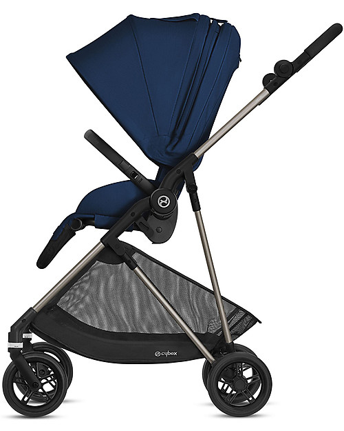 Cybex Melio Stroller - Navy Blue - Ultra-Light 0-3 years! Lights Strollers