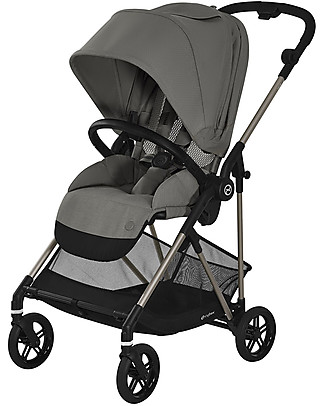 Cybex Melio Stroller - Soho Grey - Ultra-Light 0-3 years! Lights Strollers