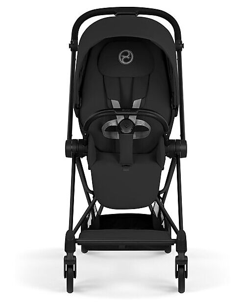 Cybex MIOS Duo Comfort - Matt Black Frame with Seat and Foldable Carrycot Sepia Black Foot Board