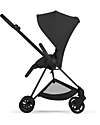 Cybex MIOS Duo Comfort - Matt Black Frame with Seat and Foldable Carrycot Sepia Black Foot Board