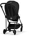Cybex MIOS Duo Comfort - Matt Black Frame with Seat and Foldable Carrycot Sepia Black Foot Board