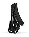 Cybex MIOS Duo Comfort - Matt Black Frame with Seat and Foldable Carrycot Sepia Black Foot Board