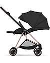 Cybex MIOS Duo Comfort - Rosegold Frame with Seat and Foldable Carrycot Sepia Black Foot Board