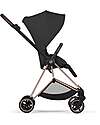 Cybex MIOS Duo Comfort - Rosegold Frame with Seat and Foldable Carrycot Sepia Black Foot Board