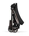 Cybex MIOS Duo Comfort - Rosegold Frame with Seat and Foldable Carrycot Sepia Black Foot Board