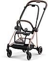 Cybex Mios3 Platinum Stroller - Rose Gold Frame and Deep Black Seat Pack Pushchairs