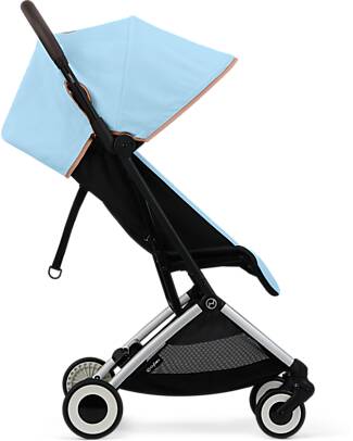 Cybex Orfeo Light Stroller - Beach Blue - Compact Comfort from birth to 4 years! Lights Strollers