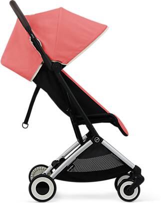 Cybex Orfeo Light Stroller - Hibiscus Red - Compact Comfort from birth to 4 years! Lights Strollers