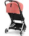 Cybex Orfeo Light Stroller - Hibiscus Red - Compact Comfort from birth to 4 years! Lights Strollers