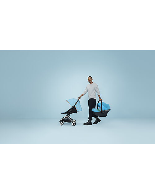 Cybex Orfeo Light Stroller - Hibiscus Red - Compact Comfort from birth to 4 years! Lights Strollers