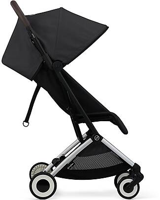 Cybex Orfeo Light Stroller - Moon Black - Compact Comfort from birth to 4 years! Lights Strollers